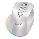 Mouse Inalámbrico Genius Ergo 9000s Pro Blanco