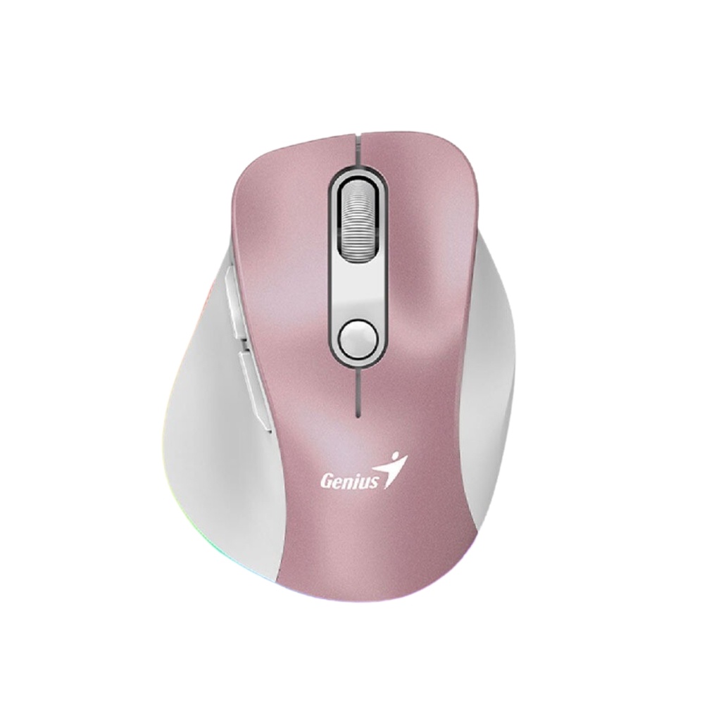 Mouse Inalámbrico Genius Ergo 9000S Pro Rosado