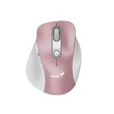 Mouse Inalámbrico Genius Ergo 9000S Pro Rosado