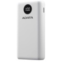 Batería Externa Adata 20000mAh 2 Puertos USB Quick Charge + 1 Puerto Tipo C Salida + 1 Puerto Tipo C Entrada - Blanco