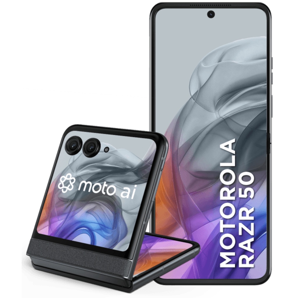 Celular Motorola Razr 50 Gris, 12GB RAM y 512GB Memoria Interna