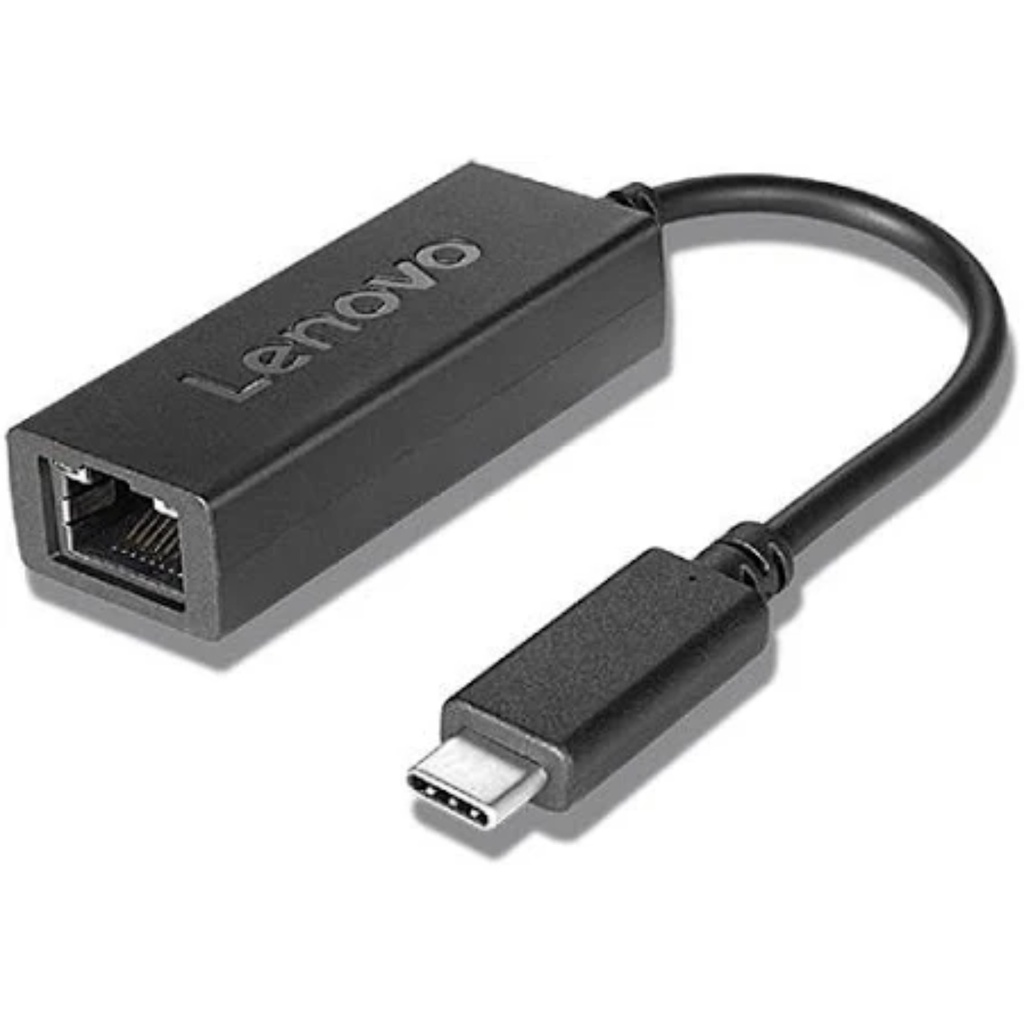 Adaptador Lenovo USB-C A Ethernet Color Negro  