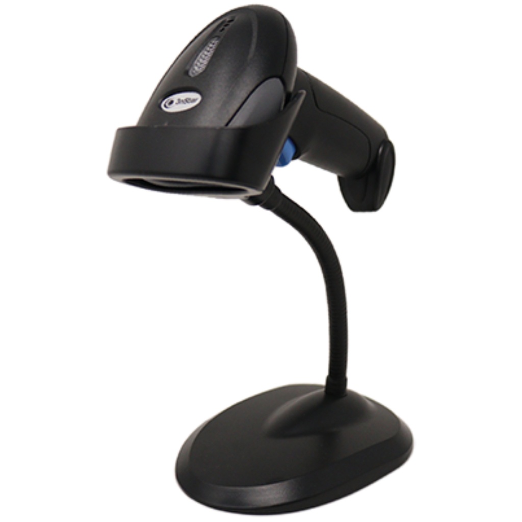 Escáner de Código de Barras Lineal 3nStar 100 Láser USB Con Base IP54 (No QR) Gris
