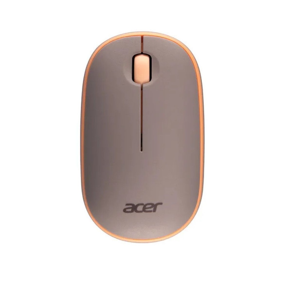 Mouse Acer AMR100 Color Durazno Inalámbrico De Burbuja (1600 DPI/Frecuencia Inalámbrica De 2,4 GHz/Sensor Óptico/Llave USB)  