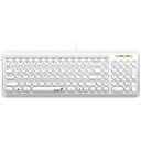 Teclado Genius USB Blanco Q200 Con Diseño Ergonómico Y Conexión Por Cable