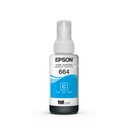 Botella Original De Tinta Epson 664 Cyan, 7.500 Páginas, 70 ml