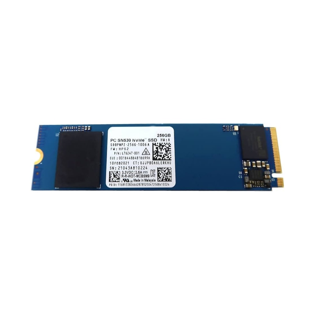 Unidad De Estado Sólido SSD Western Digital 256GB M.2 PC SN530