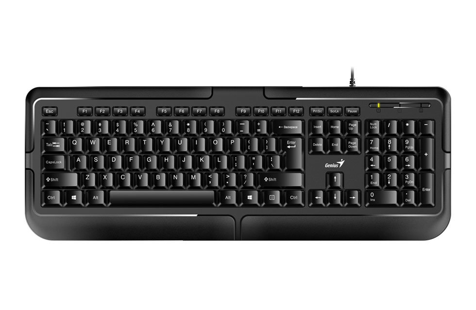 Teclado Clásico Genius KB-118 II,SP,USB,BLK / Interfaz USB Negro 