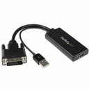 Adaptador De Video StarTech DVI-D A HDMI Con Alimentación USB-A Y Audio Garantía 3 Años