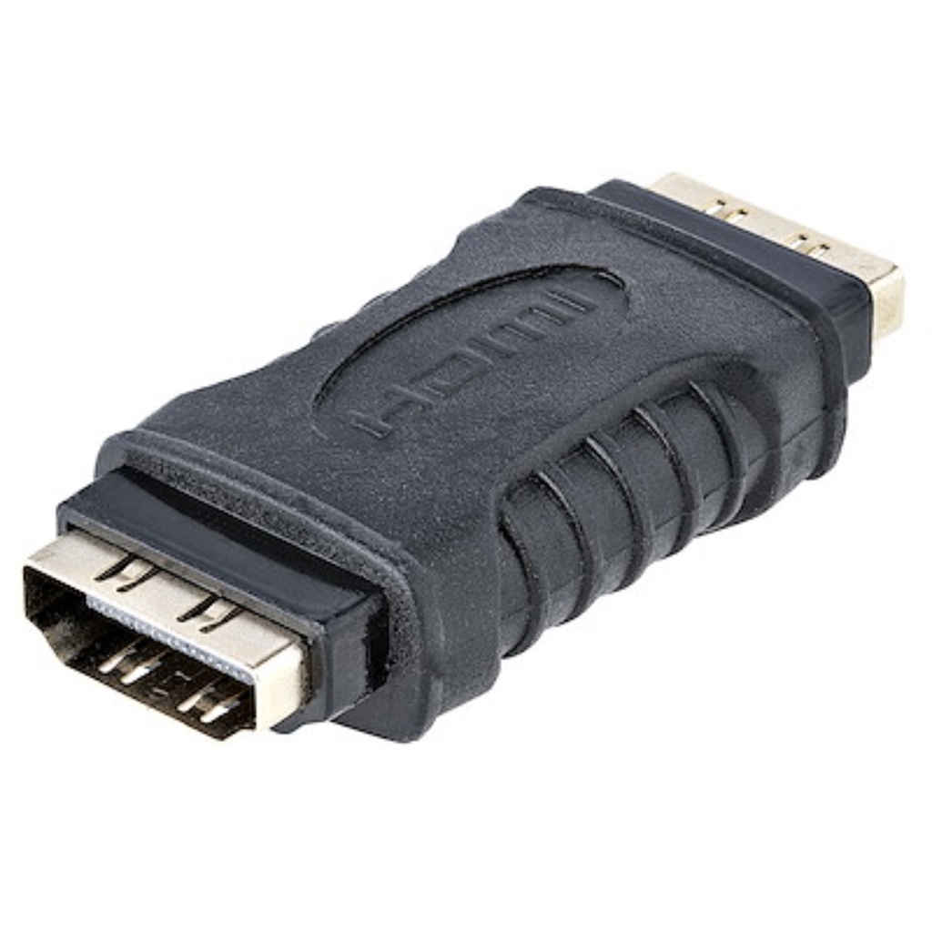 Adaptador StarTech HDMI Hembra a Hembra con Moldura PVC y Conectores Dorados