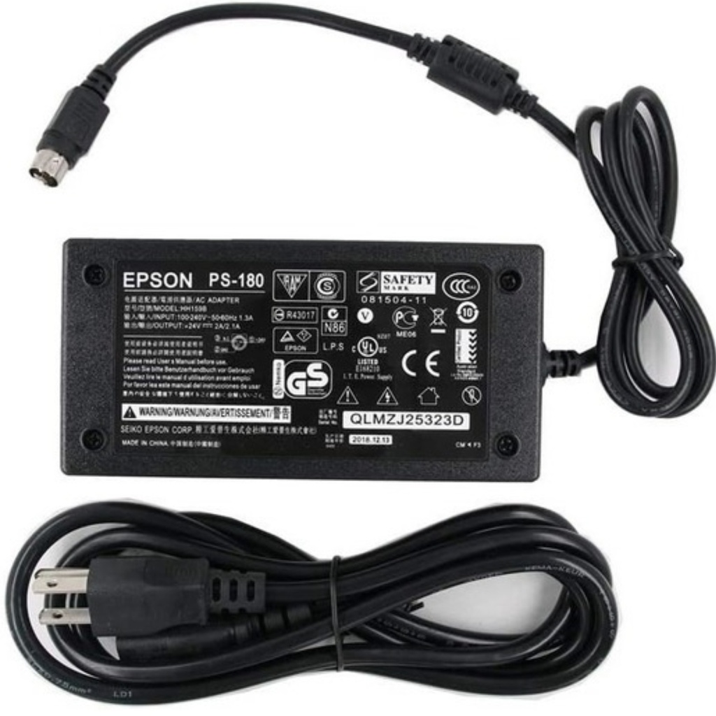 Fuente De Poder EPSON Universal PS-180 Impresoras TMs Negro