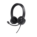  Audífonos Diadema Trust Ayda USB Con Micrófono Con Cancelación De Ruido Ambiental Color Negro 