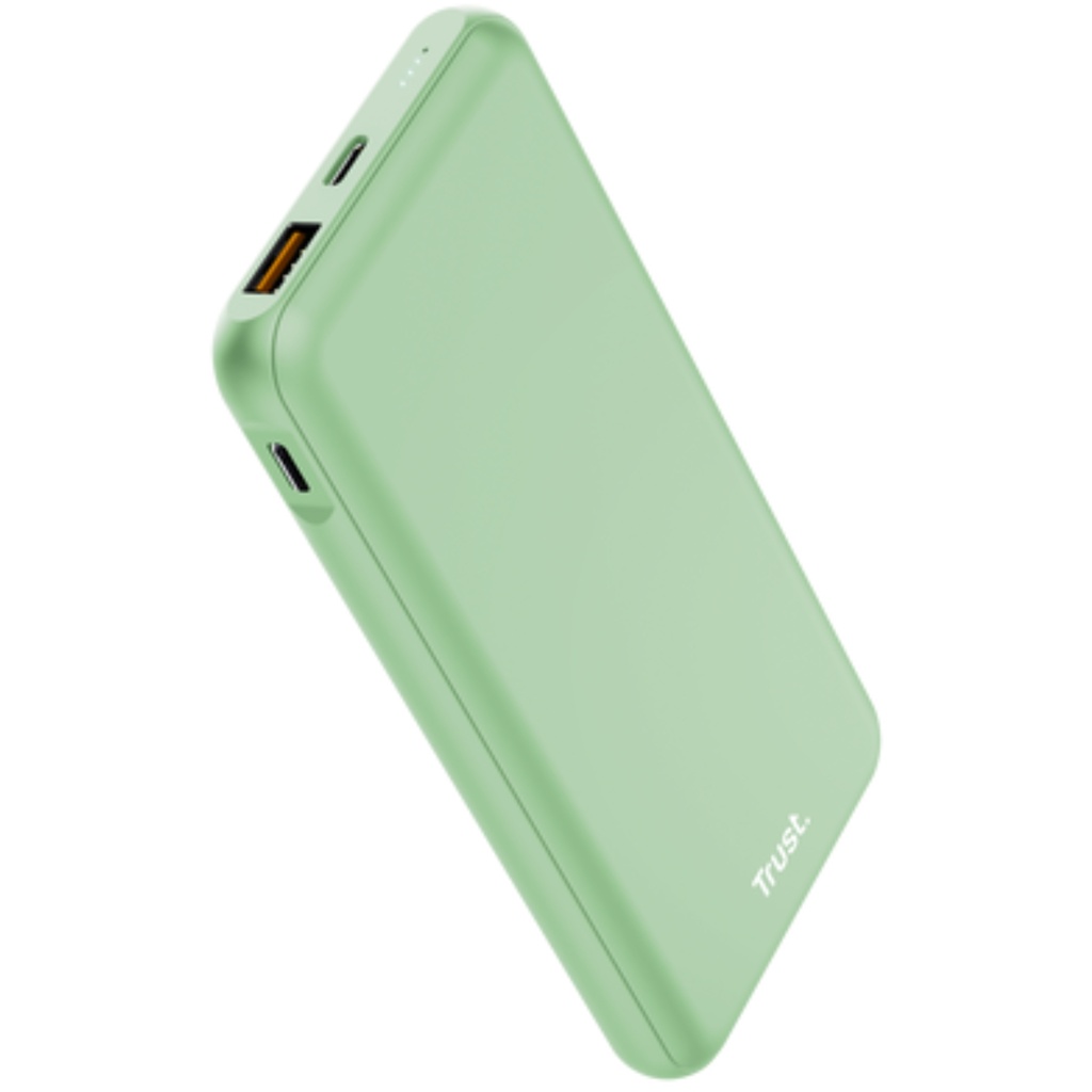 Batería Trust Portátil Externa Redoh 10.000 mAh Carga Rápida Color Verde 