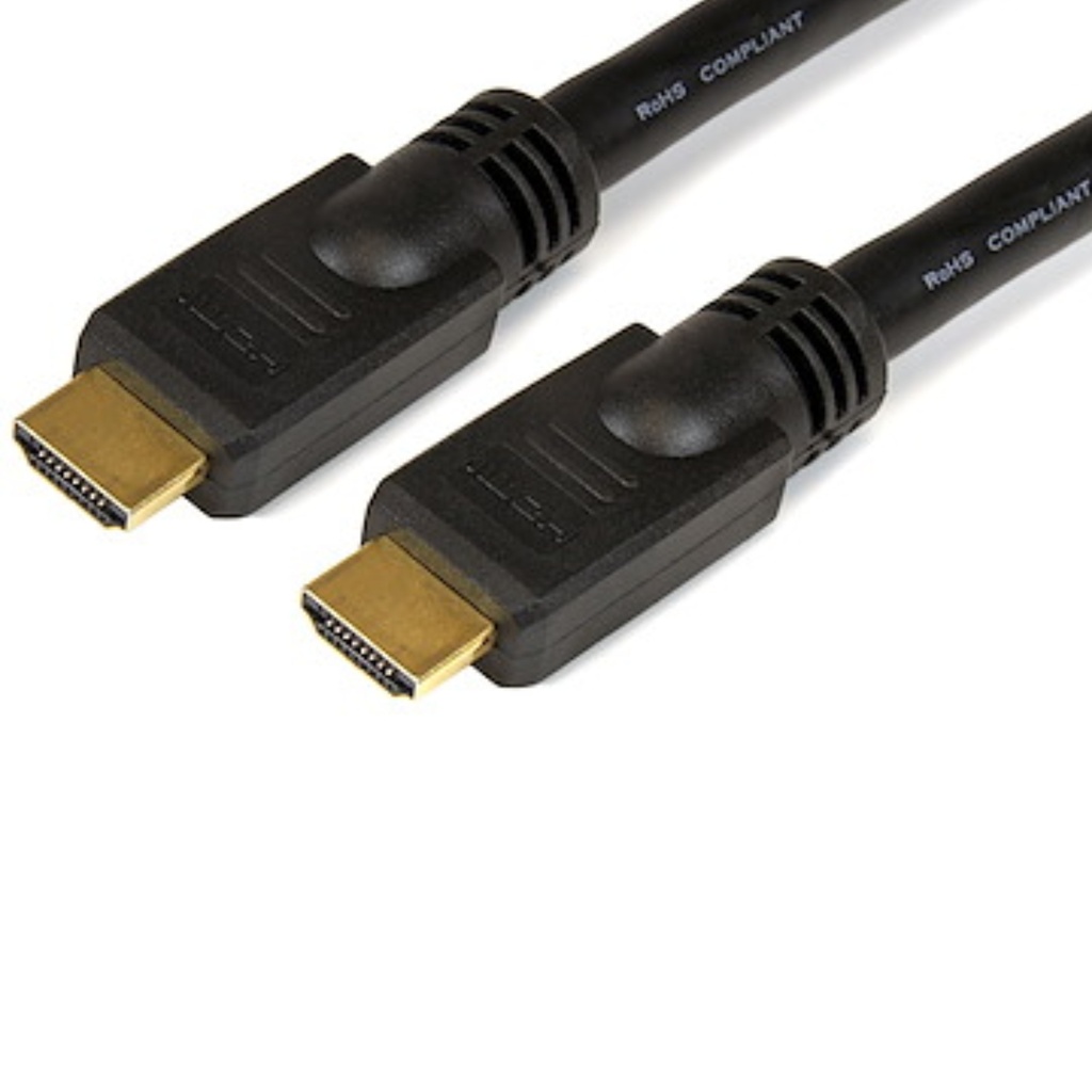 Cable StarTech HDMI De Alta Velocidad Ultra HD 4k x 2k Macho A Macho, Conectores Recubiertos En Oro, Cable Tipo Jacket PVC-Polyvinyl Chloride, Cable Blindado En Lámina De Aluminio Mylar Con Malla Trenzada,7 mts