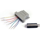 Adaptador Conversor StarTech Modular Serial DB25 A RJ45 Macho A Hembra Garantía De Por Vida