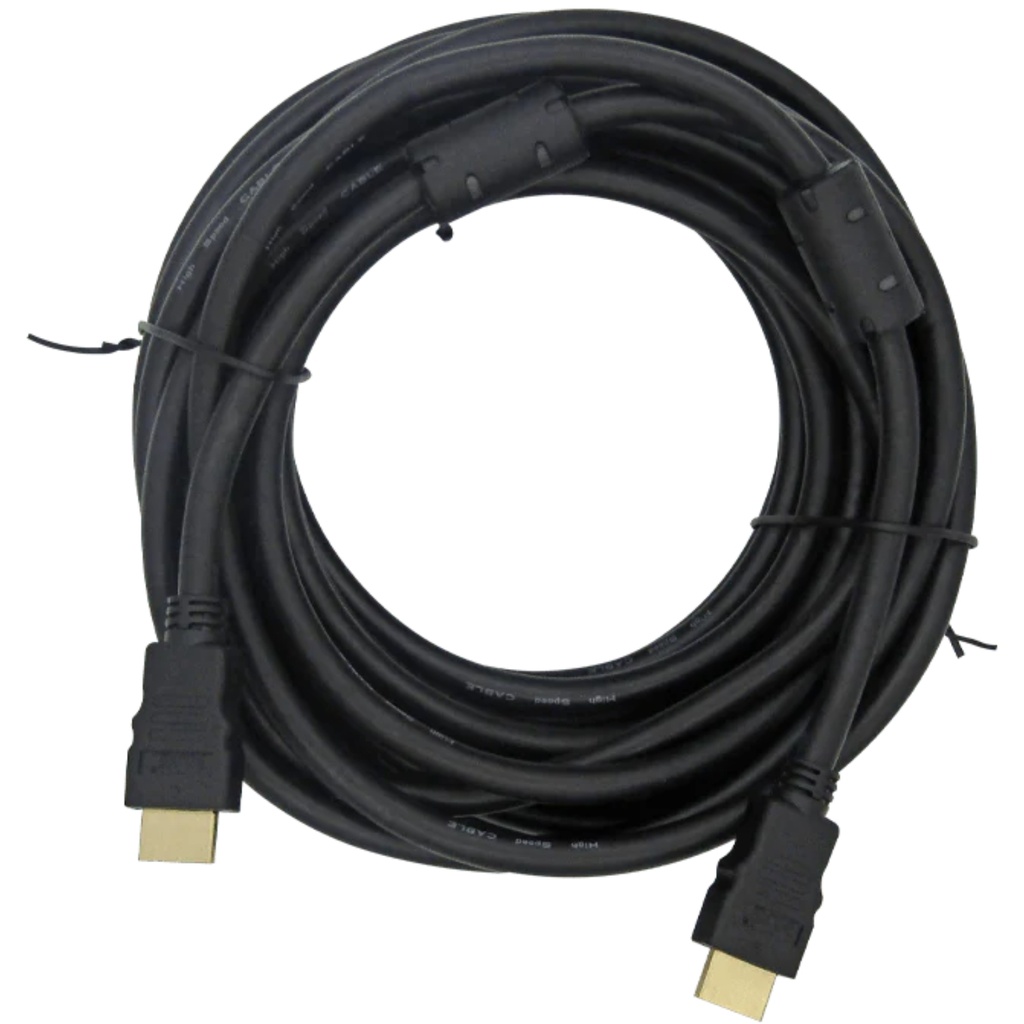 Cable XUE HDMI 4K 2160P V2.0 10M 19+1 26AWG OD 7.3MM Con Filtros Negro 