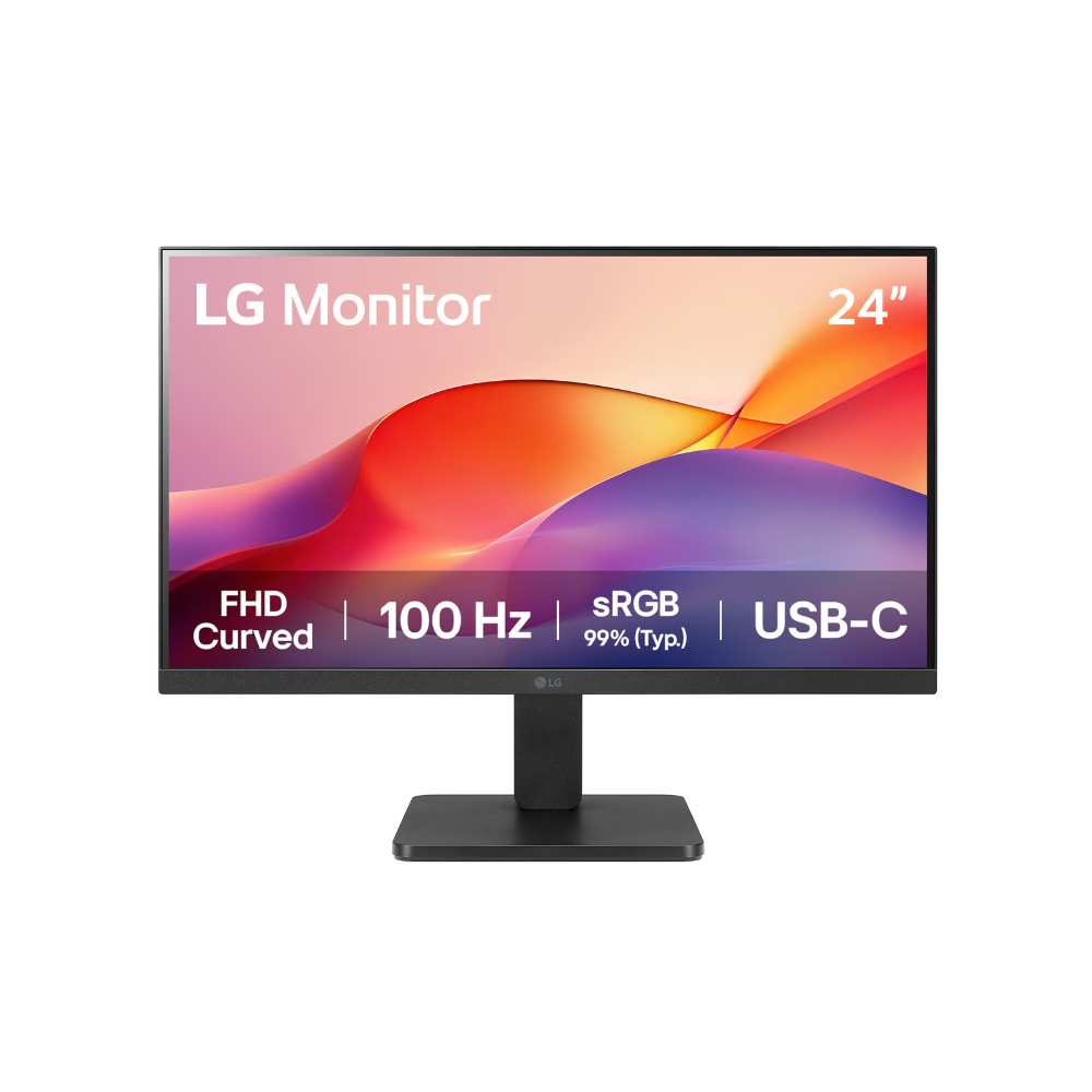 Monitor LG Curvo FHD 24" Negro