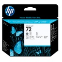 Cabezal Original De Impresión HP 72 Gris y Negro  