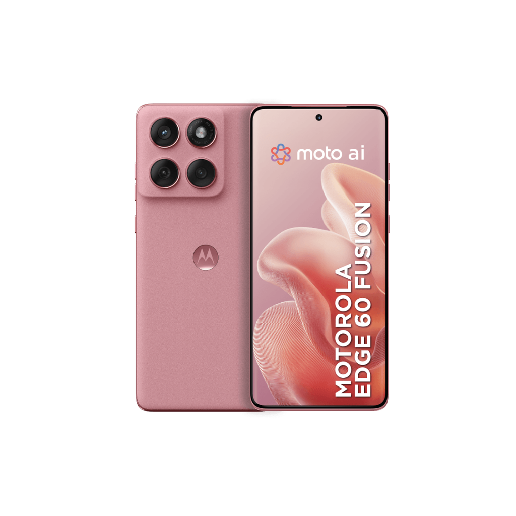 Celular Motorola Moto Edge 60 Fusion Rosado, 8GB RAM y 256GB Memoria Interna