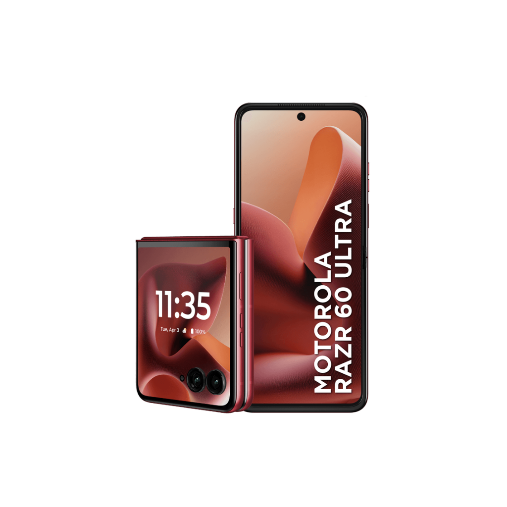 Celular Motorola Moto Razr 60 Ultra Rojo, 16GB RAM y 1TB Memoria Interna