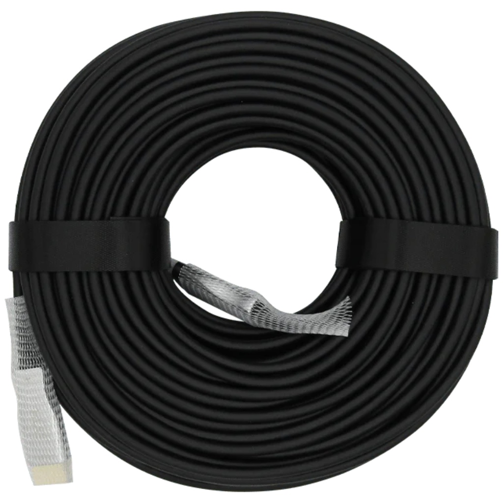 Cable XUE HDMI Fibra Óptica 4K 2160P V2.0 50M ARC 18Gbps Negro