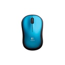 Mouse M185 Óptico Logitech Inalámbrico Receptor USB Color Azul