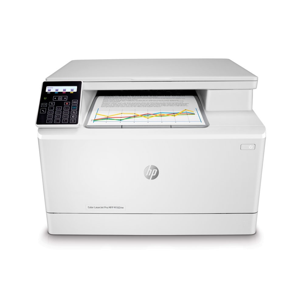 Impresora HP Multifuncional LaserJet Pro MFP M182nw Blanca