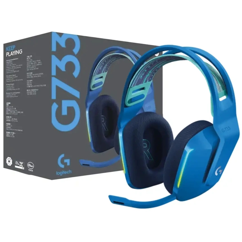 Diadema Inalámbrica Logitech G733 Gaming Color Azul