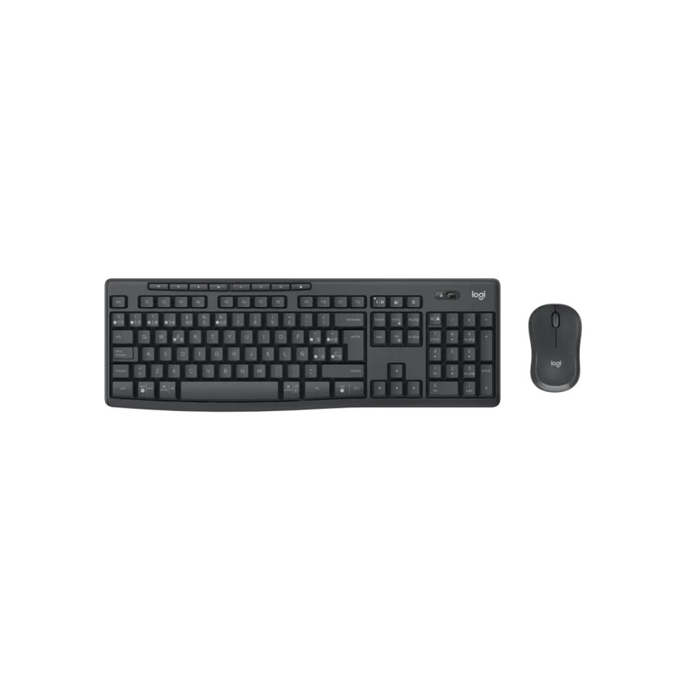 Combo Logitech Teclado + Mouse Inalámbrico MK370 Color Negro