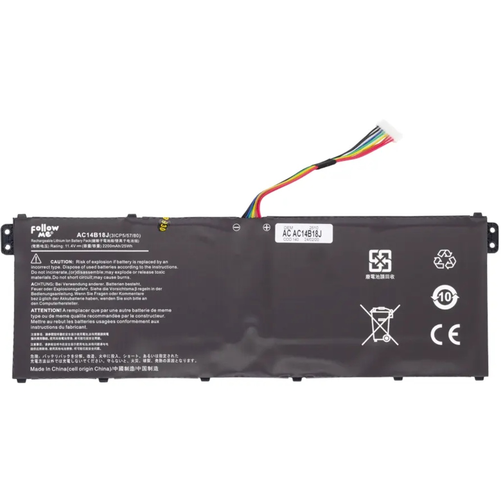 Batería Genérica OEM Para Portátil Acer ES1 111 ES1 131