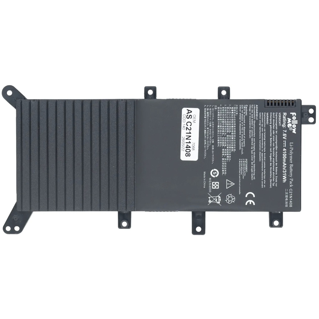 Batería Genérica OEM Para Portátil Asus C21N1408