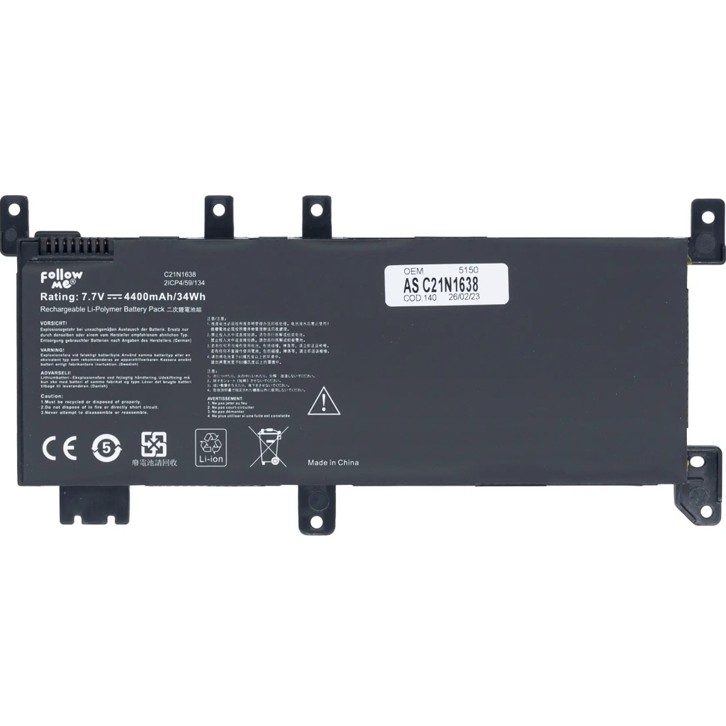 Batería Genérica OEM Para Portátil Asus X442