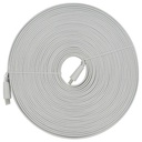 Cable Xue HDMI Plano 4K 2160P V2.0 15M ARC 18Gbps 19+1 Garantía 1 Año Blanco