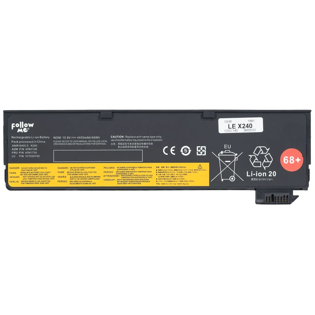 Batería Genérica OEM Para Portátil Lenovo X240 45N1131