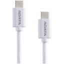 Cable Blanco USB-C ADATA CACC-200PN 2 Metros, 100W Soporta Carga Rápida PD3.0 Y QC3.0