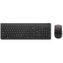 Teclado Y Mouse Combinados Inalámbricos Esenciales Lenovo Gen2 Color Negro 