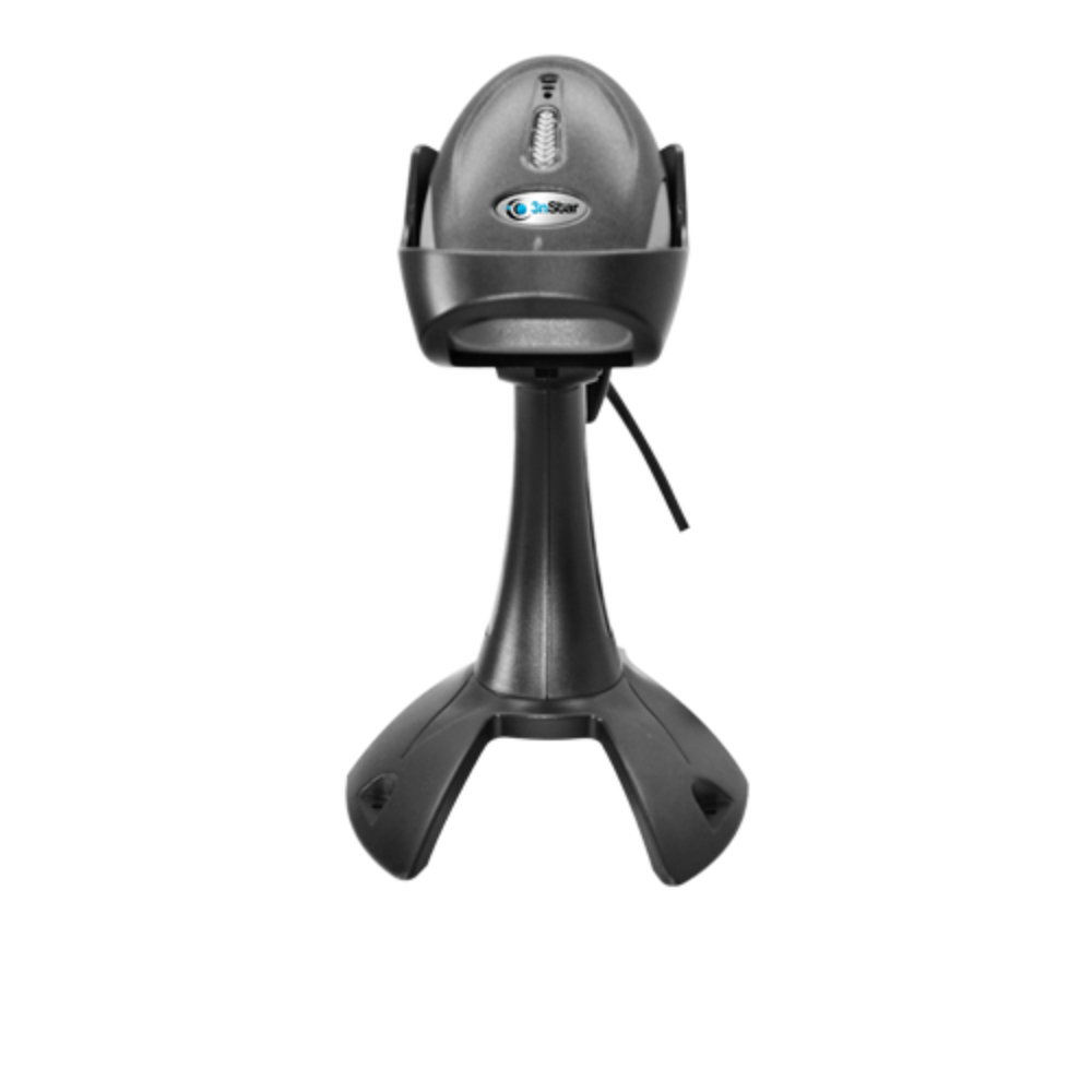 Escáner Lector De Códigos De barra 3nStar SCI150 Imager 1D De Mano Con Base,2500 Pixeles, IP54, 350+/-50 Lecturas Por Segundo