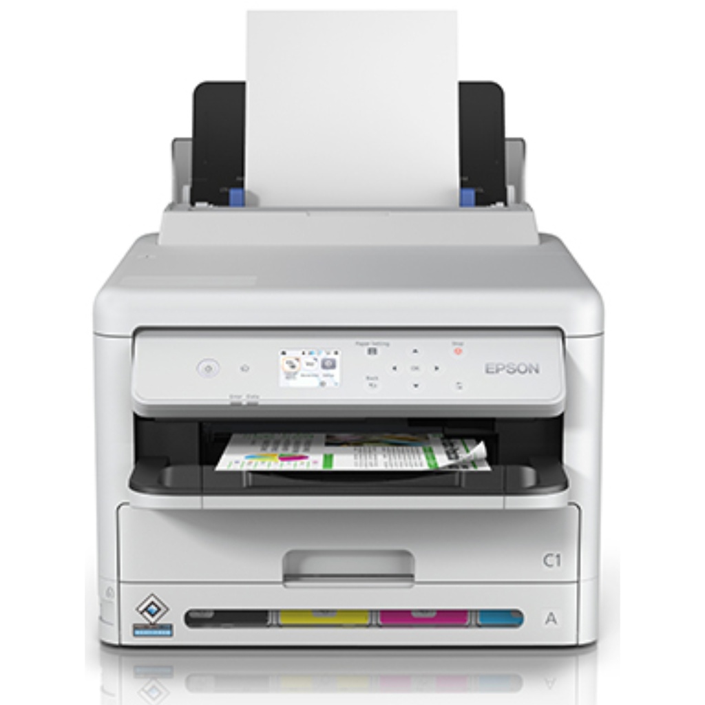 Impresora Epson WorkForce Pro WF-C5390 Con Sistema De Bolsas De Tinta Color Blanco 