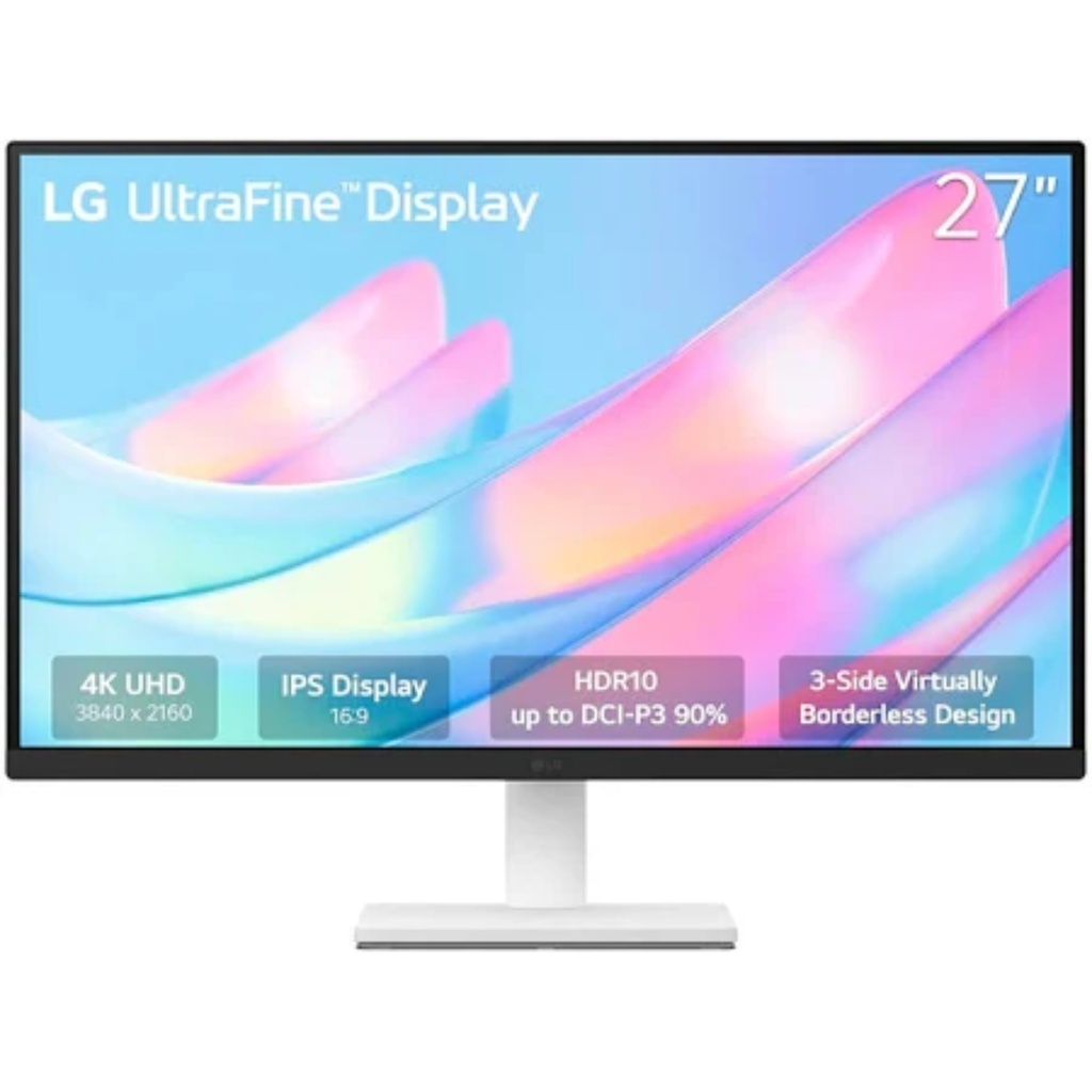 Monitor LG Ultrafine 27" 27US500 IPS 4K UHD Plano Color Blanco 