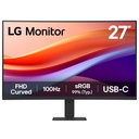 Monitor LG 27" Curvo FHD De 100 Hz Color Negro 