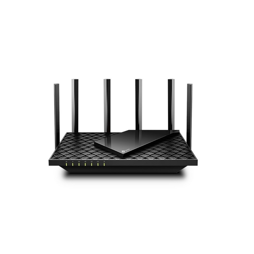 Router TP-LINK Wi-Fi 6 Gigabit De Doble Banda AX5400 Color Negro