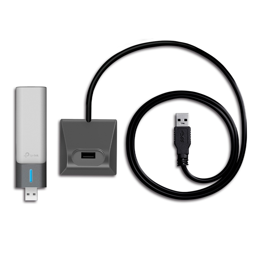 Adaptador De Red Tp-Link Wi-Fi 6 AX1800 USB De Alta Ganancia Con Base Para Escritorio