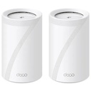 Router TP-LINK Sistema Mesh Deco 2 Nodos BE11000 Wi-Fi 7 Triple Banda Color Blanco 