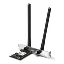 Adaptador De Red Mercusys PCIe AX3000 Wi-Fi 6 Bluetooth 5.2 Color Negro