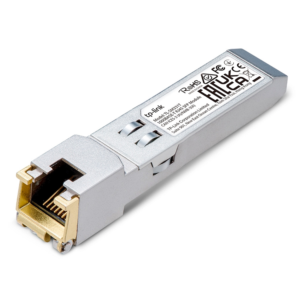 Transceiver Módulo TP-LINK SFP TL-SM331T 1000BASE-T RJ45