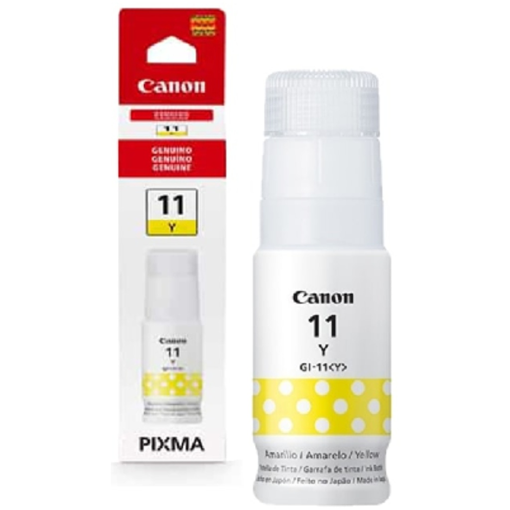 Botella De Tinta Canon GI-11 Color Amarillo (7.700 Páginas)