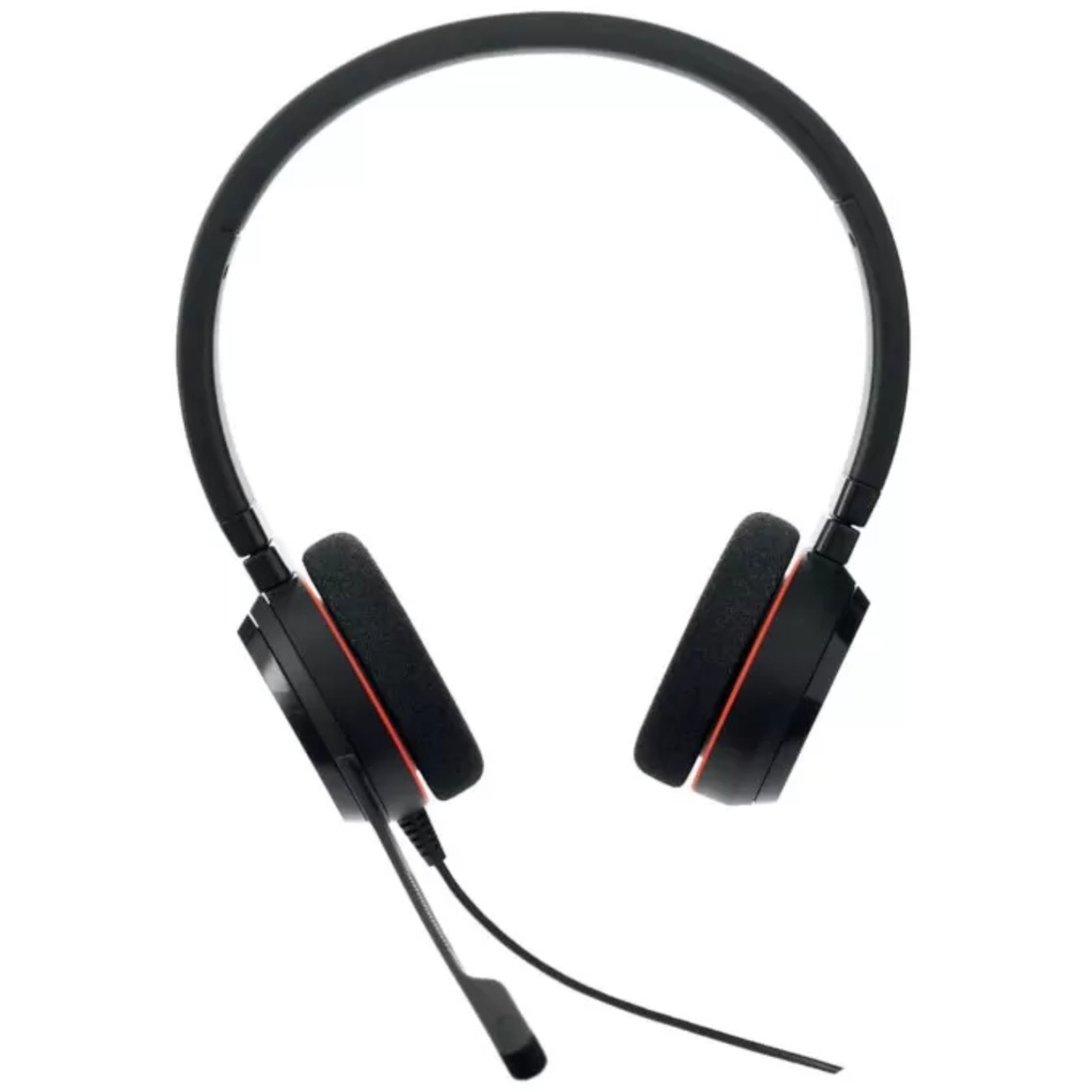 Audífonos Diadema Alámbricos Jabra Evolve 30 II Stereo MS USB C/A Ada Negros