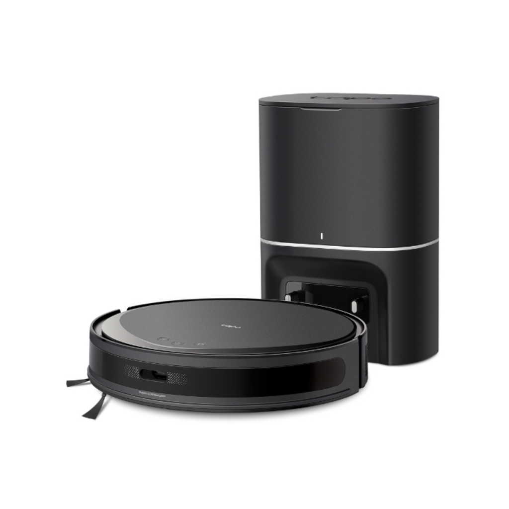 Robot Aspirador Y Friegasuelos TP-LINK Con Navegación LiDAR MagSlim™ Y Succión De 5300 Pa Con Base De Vaciado Automático Color Negro