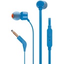 Audífonos Alámbricos JBL Intraaurales Tune 110 Color Azul 