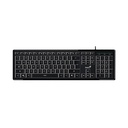 Teclado Alámbrico Genius SlimStar 820 Delgado Retroiluminado Color Negro